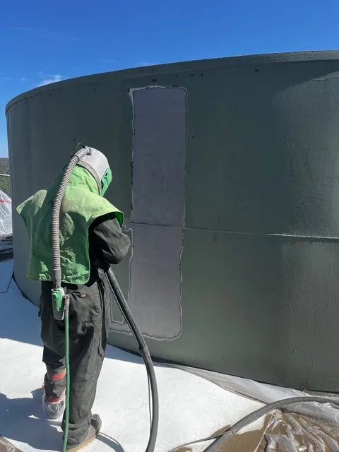 Water Tank Sandblasting & Painting